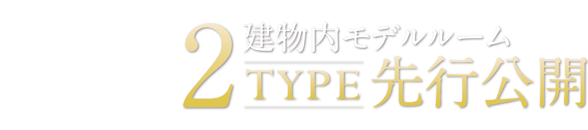 11月15日（土）より建物内モデルルーム2TYPE先行公開
